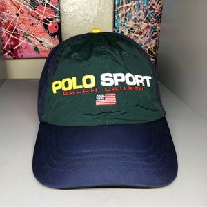 POLO SPORT BY RALPH LAUREN NYLON CAP - ONE SIZE